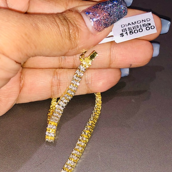 Rea diamond double row men tennis bracelet not CZ not fake unbeatable huge sale - Picture 7 of 13